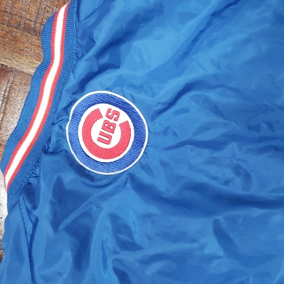 Retro Chicago Cubs pullover wind breaker stadium like jacket - Picture 7 of 9